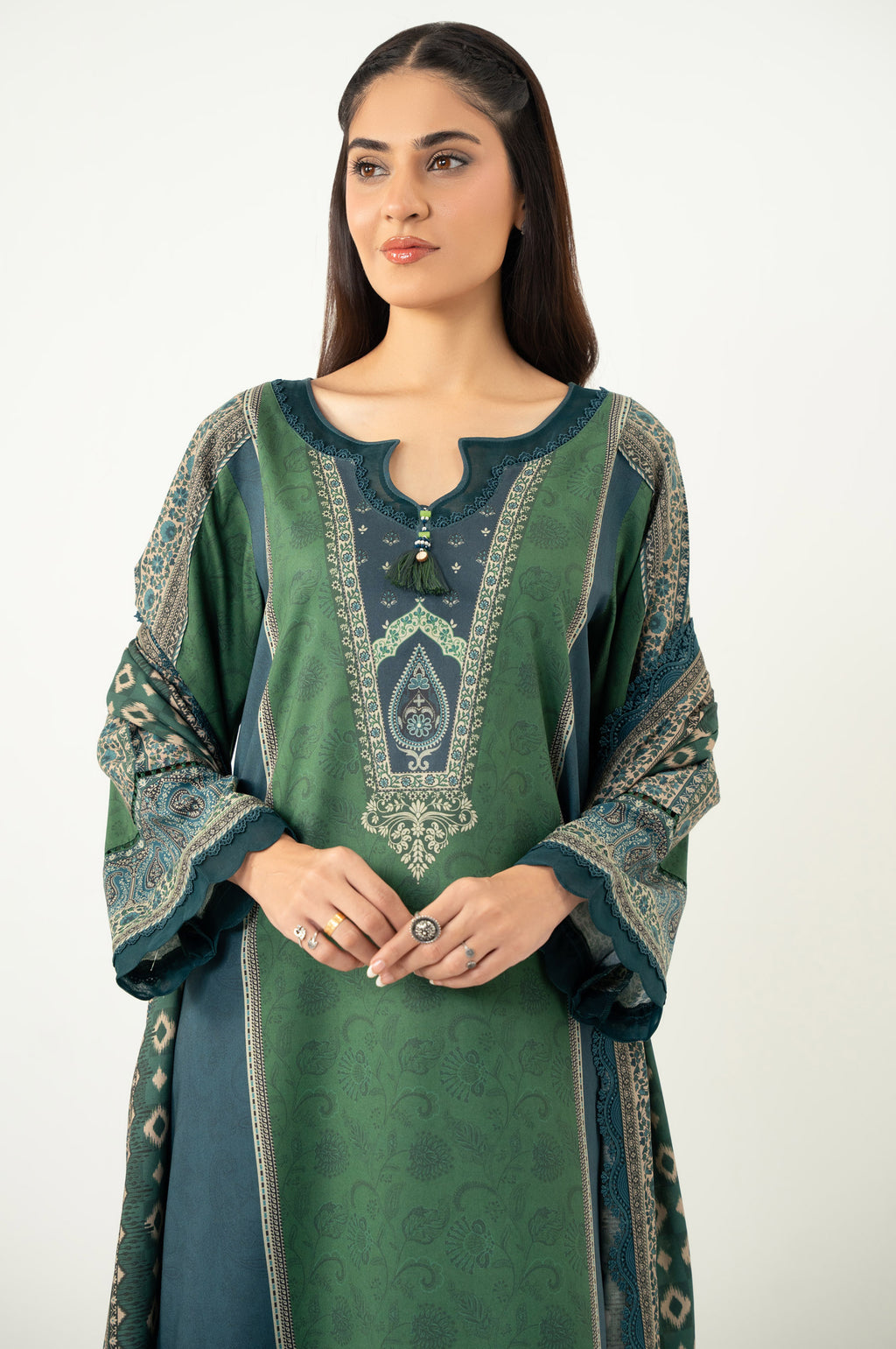 UNSTITCHED PRINTED SUIT