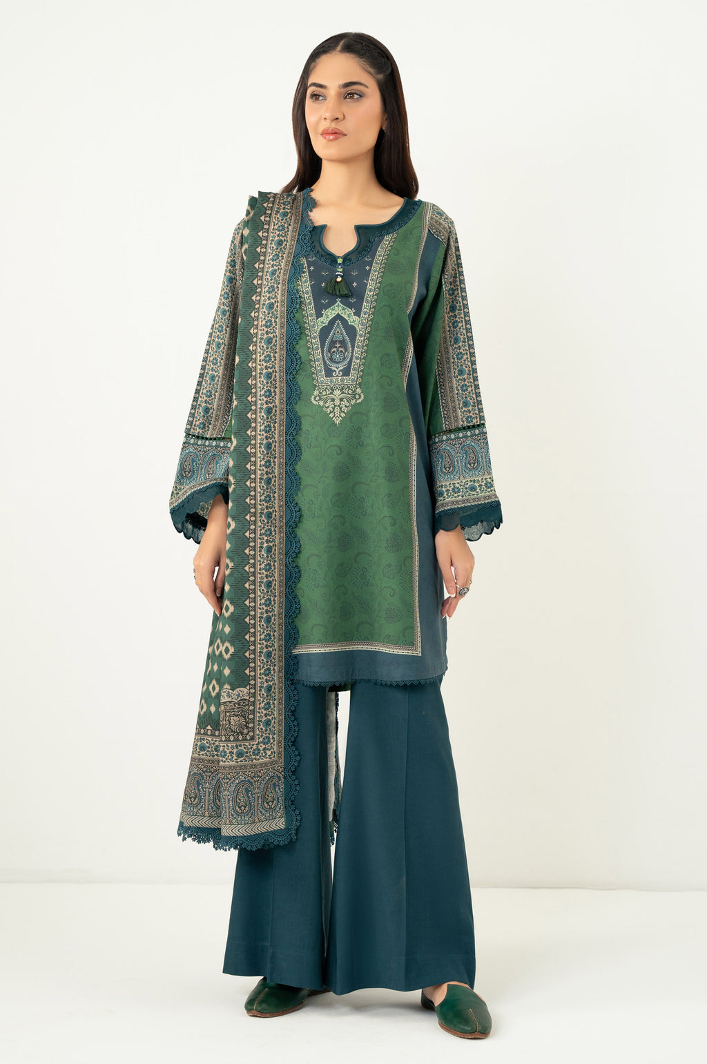 UNSTITCHED PRINTED SUIT