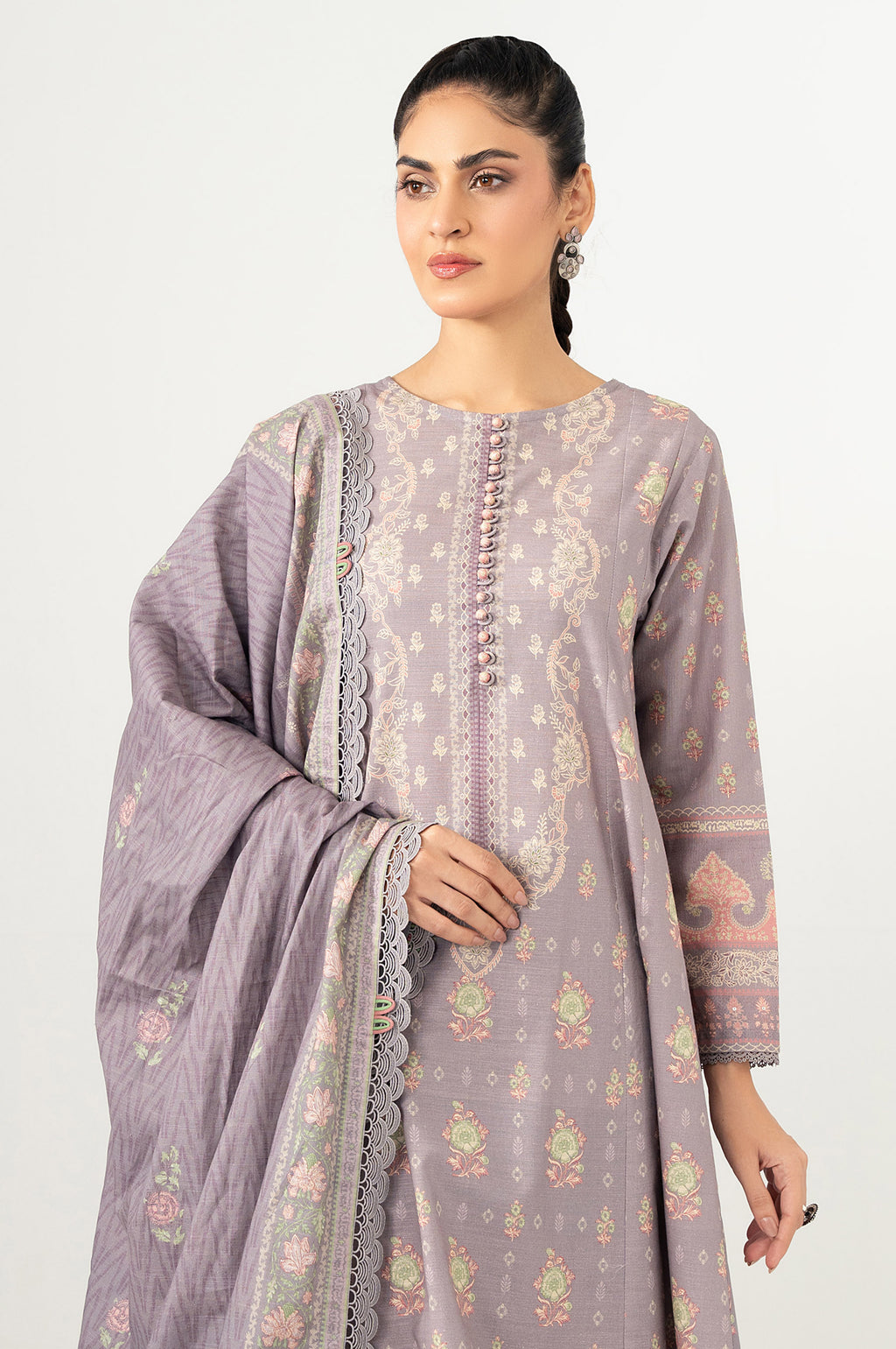UNSTITCHED PRINTED SUIT