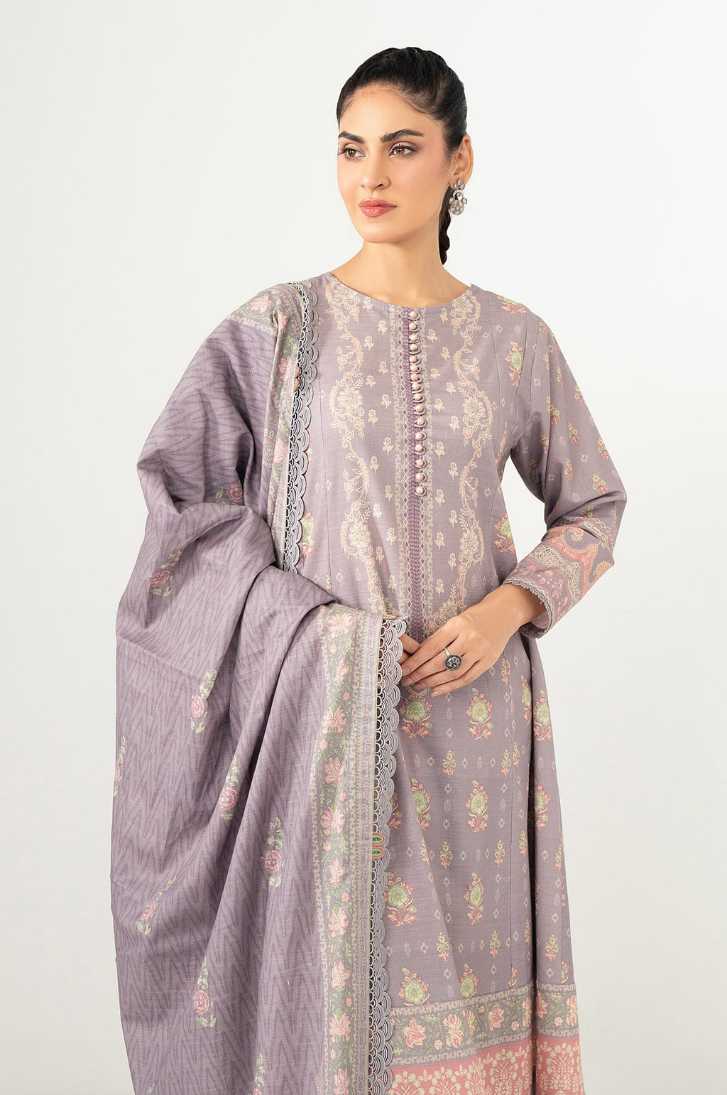UNSTITCHED PRINTED SUIT