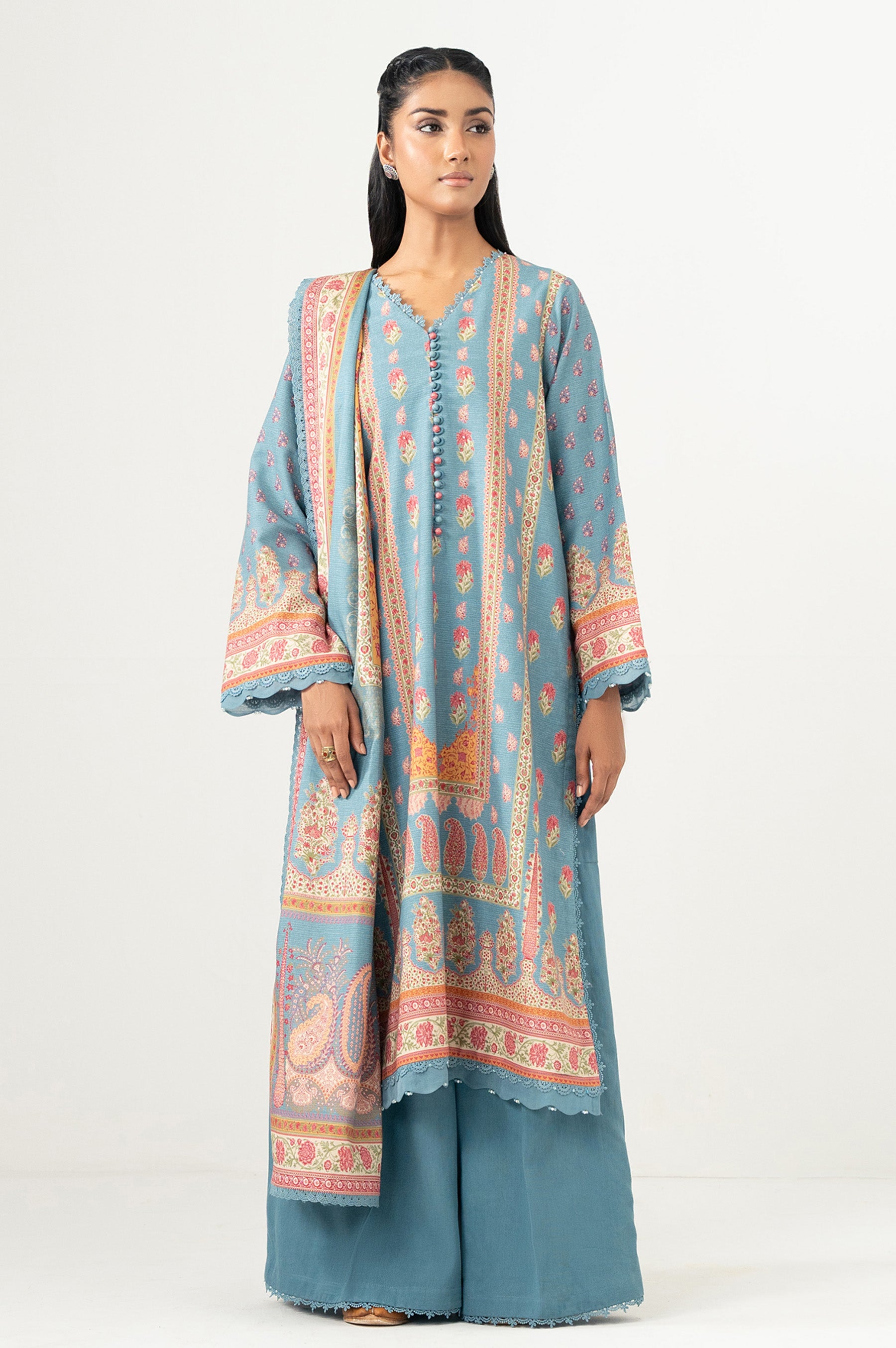PRINTED UNSTITCHED 1 PIECE SHIRT (FACTORY E-OUTLET)