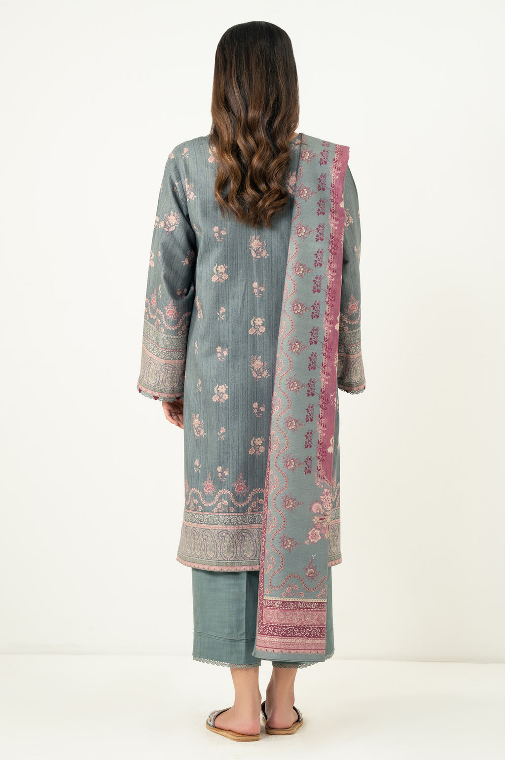UNSTITCHED PRINTED SUIT