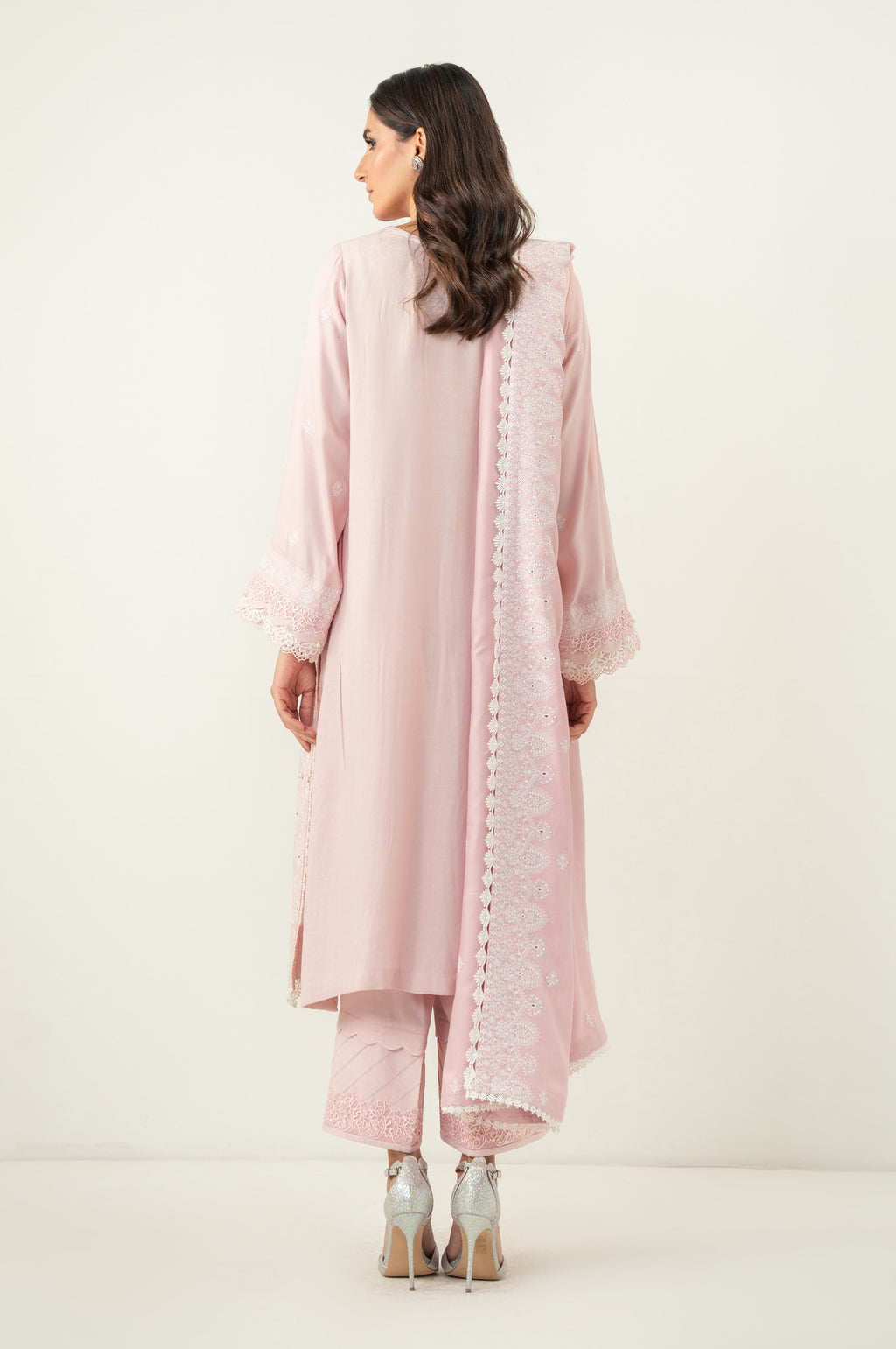 UNSTITCHED CHIKANKARI SUIT