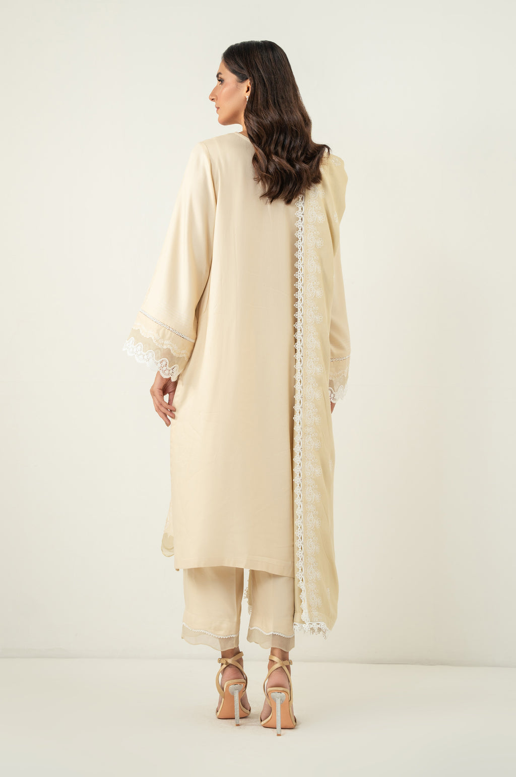 UNSTITCHED CHIKANKARI SUIT