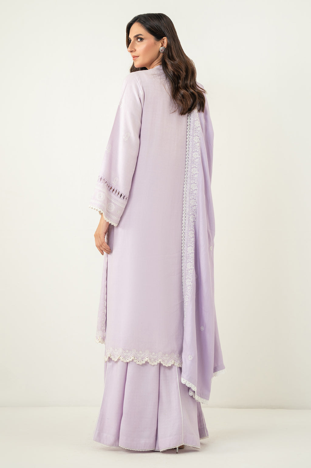 UNSTITCHED CHIKANKARI SUIT