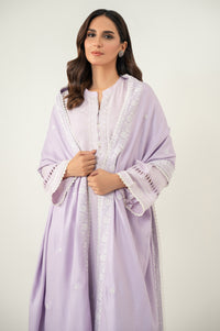 UNSTITCHED 3 PIECE CHIKANKARI SUIT