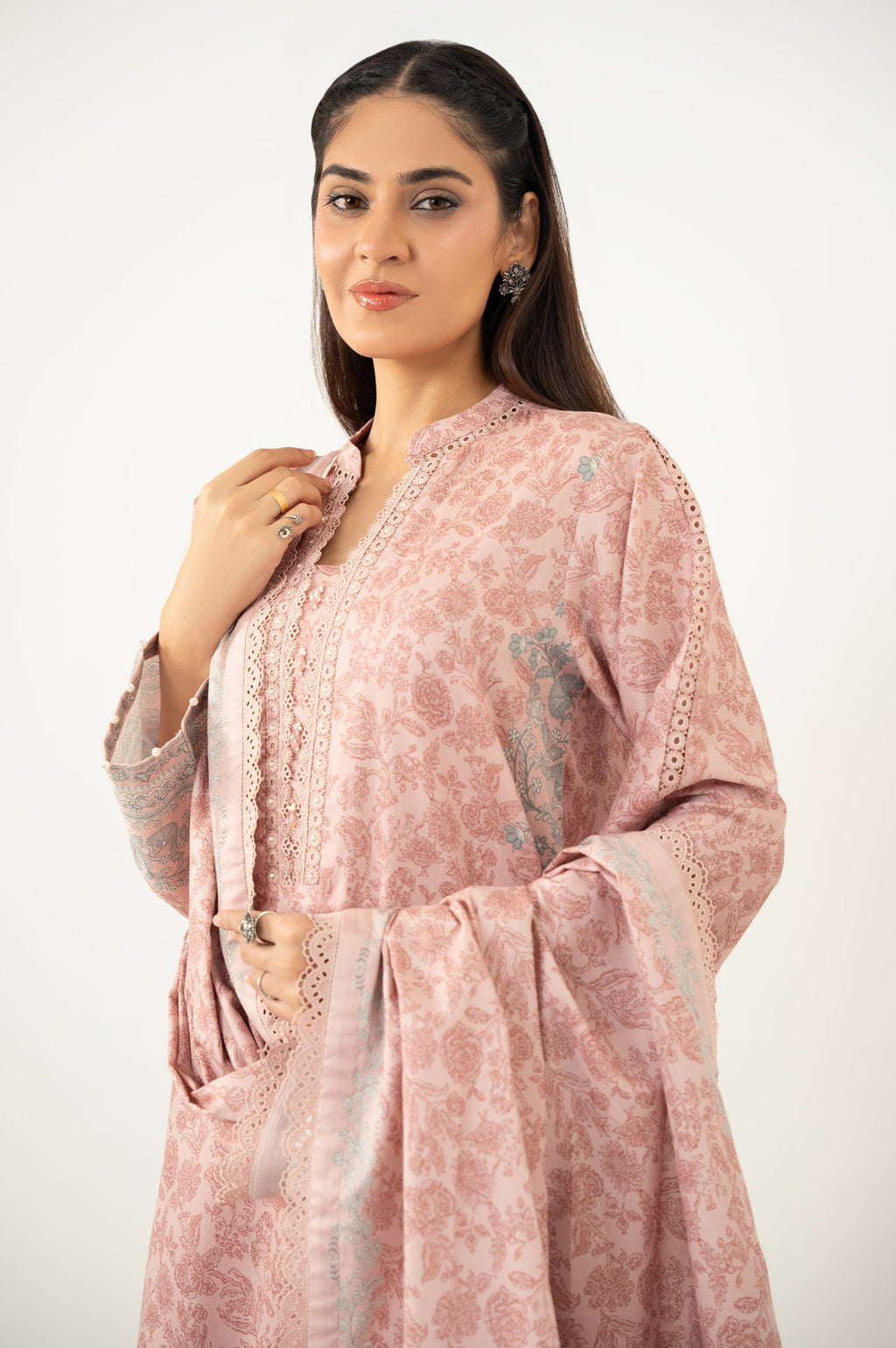 UNSTITCHED PRINTED SUIT