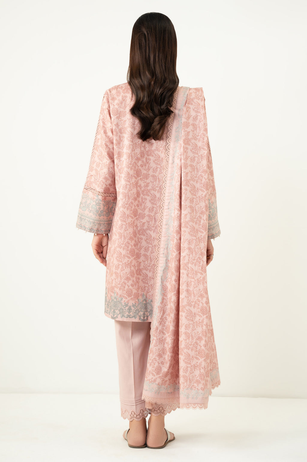 UNSTITCHED PRINTED SUIT