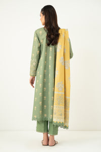 UNSTITCHED EMBROIDERED SUIT