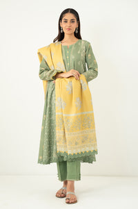UNSTITCHED EMBROIDERED SUIT