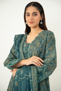 UNSTITCHED EMBROIDERED SUIT