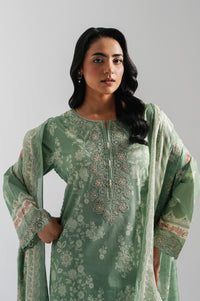 UNSTITCHED EMBROIDERED LAWN SHIRT
