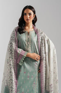UNSTITCHED EMBROIDERED SUIT