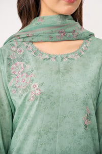 UNSTITCHED EMBROIDERED SUIT