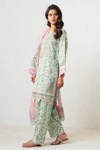 UNSTITCHED EMBROIDERED SUIT