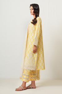 UNSTITCHED EMBROIDERED SUIT