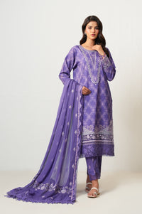 UNSTITCHED EMBROIDERED SUIT
