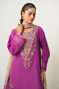 UNSTITCHED EMBROIDERED SUIT