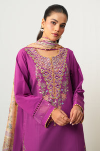 UNSTITCHED EMBROIDERED SUIT