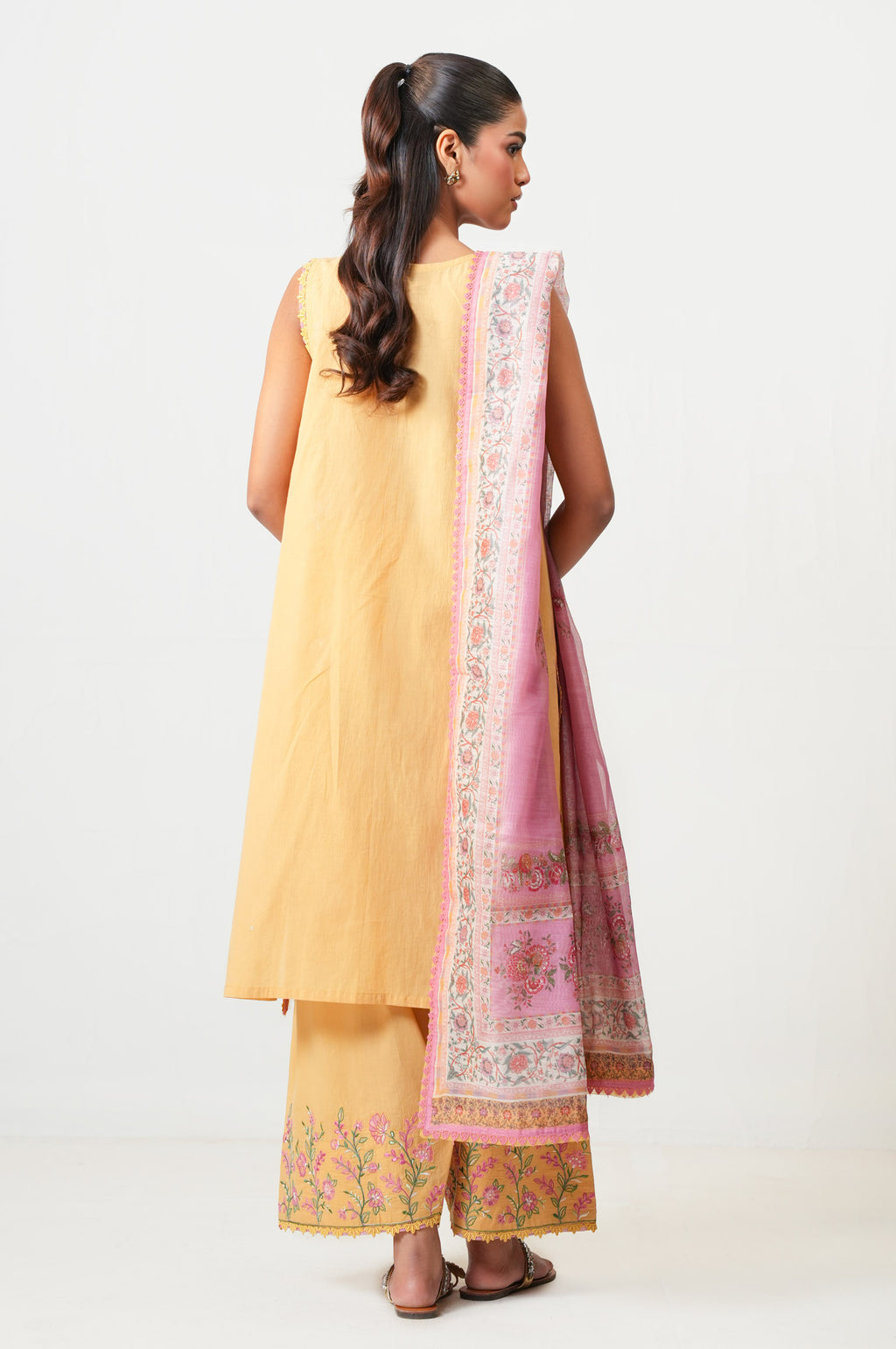 Unstitched 3 Piece Embroidered Luxury Lawn Suit