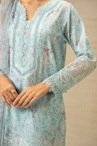 EMBROIDERED CHIKANKARI UNSTITCHED 3 PIECE SUIT