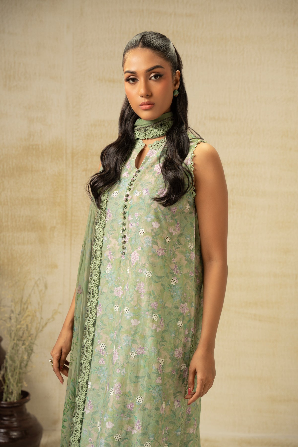 UNSTITCHED 3 PIECE SUIT