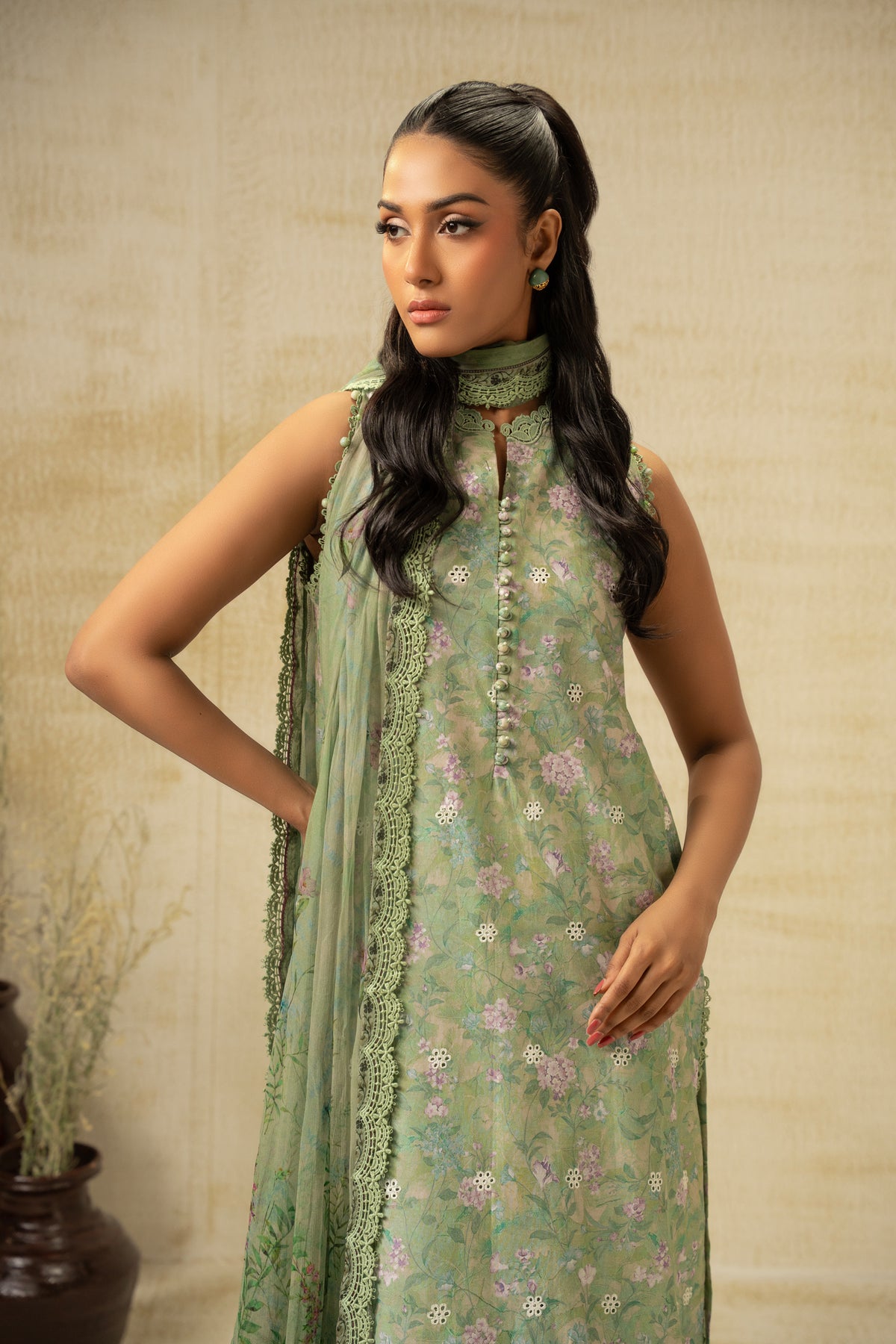 UNSTITCHED 3 PIECE SUIT