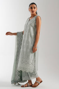 UNSTITCHED EMBROIDERED SUIT