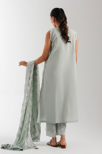 UNSTITCHED EMBROIDERED SUIT