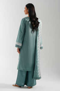 UNSTITCHED EMBROIDERED SUIT