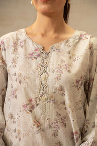 EMBROIDERED CHIKANKARI UNSTITCHED 3 PIECE SUIT