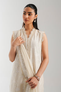 UNSTITCHED EMBROIDERED SUIT