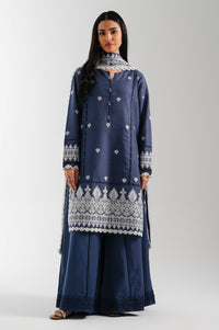 UNSTITCHED EMBROIDERED SUIT