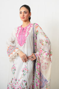 UNSTITCHED EMBROIDERED SUIT