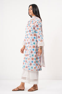 UNSTITCHED EMBROIDERED SUIT