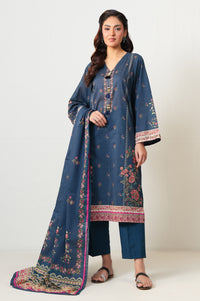 UNSTITCHED EMBROIDERED SUIT