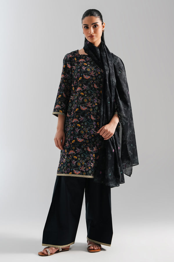 UNSTITCHED PRINTED SUIT