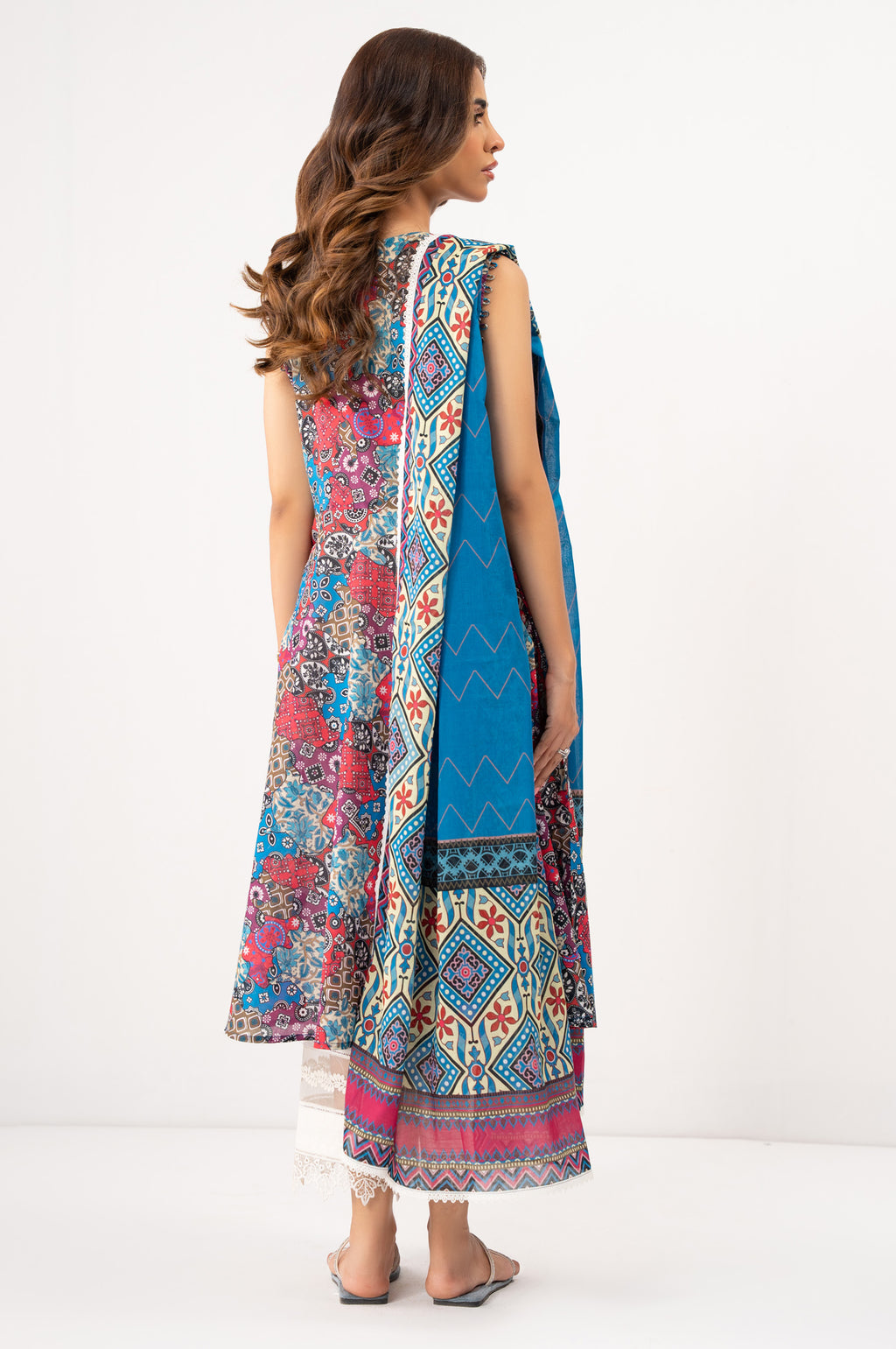 UNSTITCHED PRINTED SUIT