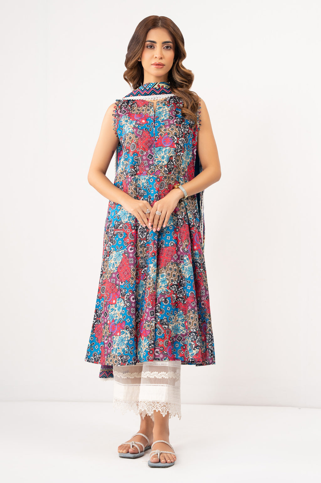 UNSTITCHED PRINTED SUIT