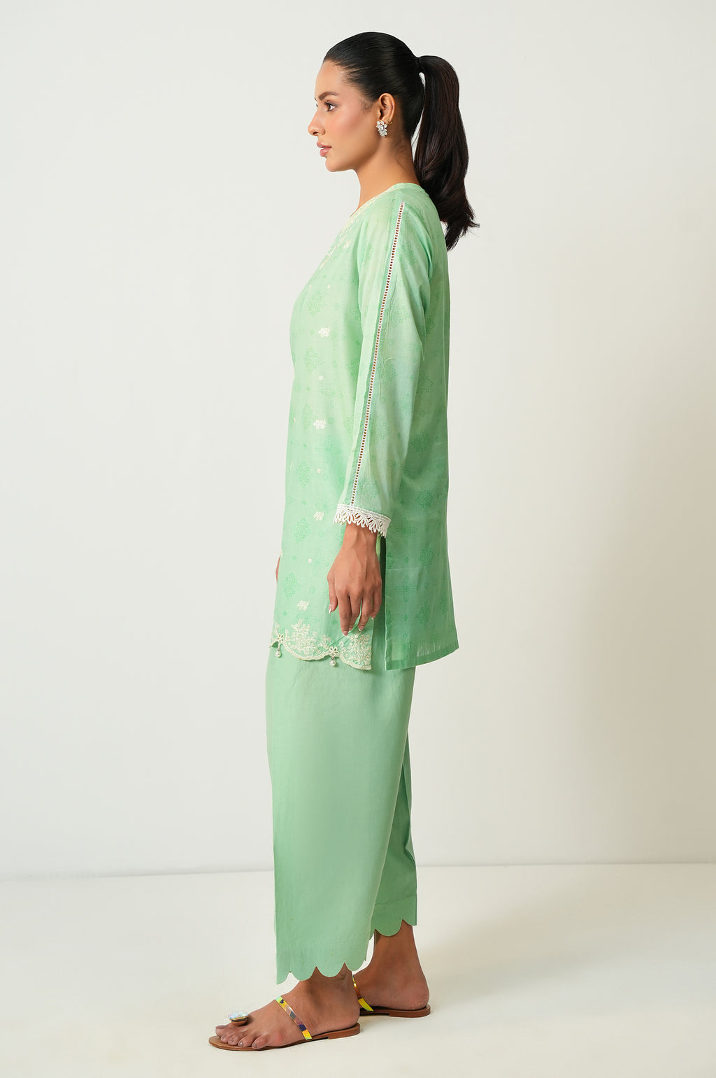 Unstitched 3 Piece Embroidered Lawn Suit