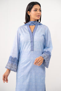 UNSTITCHED EMBROIDERED SUIT