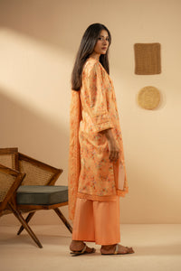 EMBROIDERED LAWN UNSTITCHED 3 PIECE SUIT