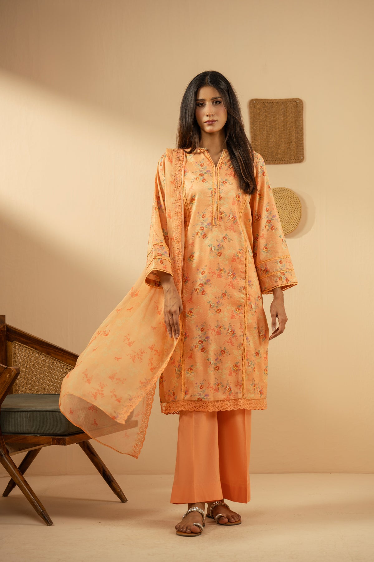 UNSTITCHED 3 PIECE SUIT