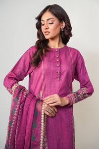UNSTITCHED EMBROIDERED SUIT