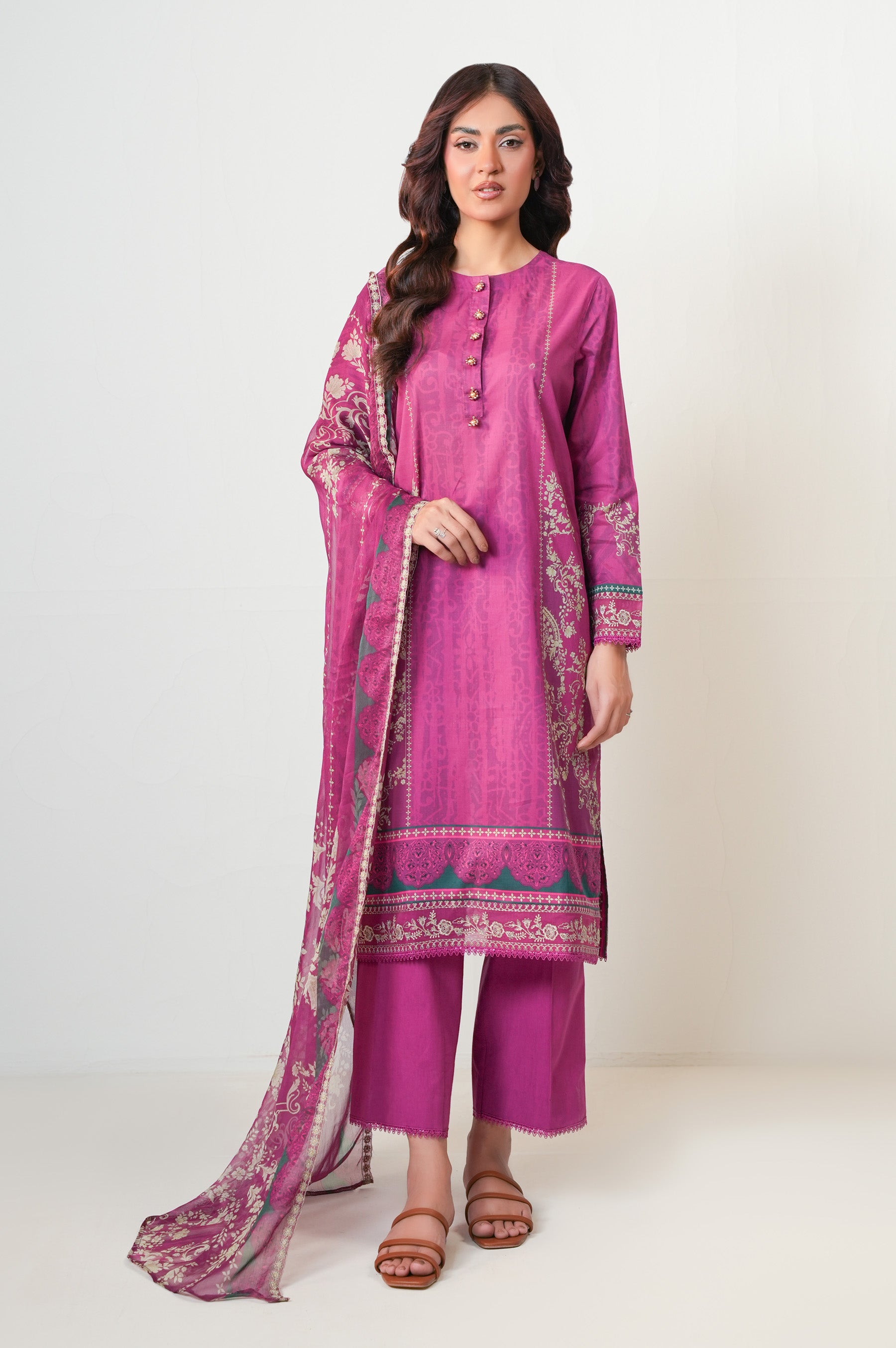 EMBROIDERED UNSTITCHED DUPATTA (FACTORY E-OUTLET)