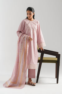 UNSTITCHED EMBROIDERED SUIT