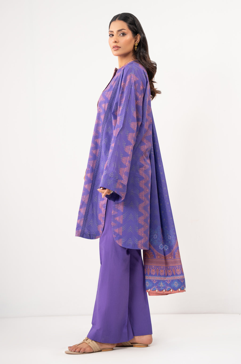UNSTITCHED PRINTED SUIT