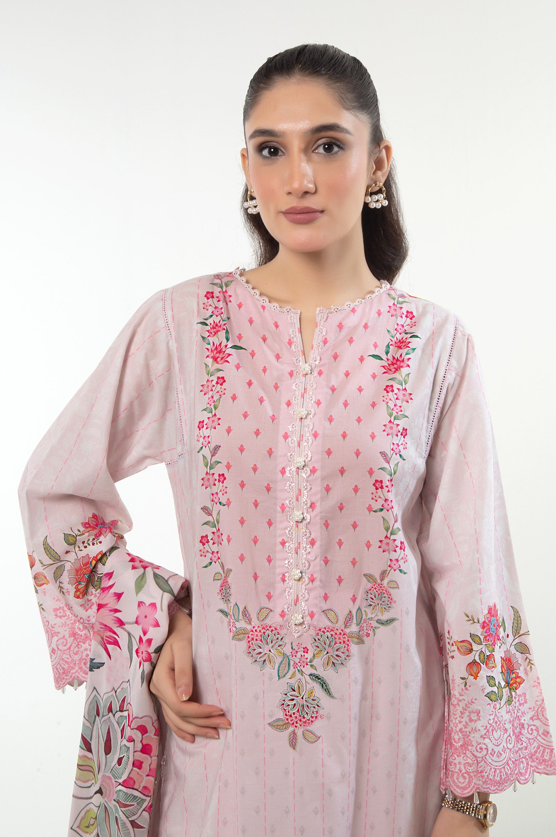 UNSTITCHED PRINTED SUIT