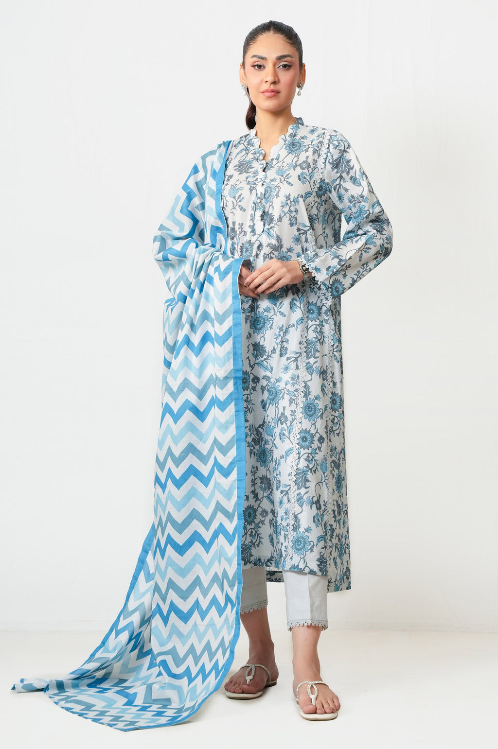 DIGITAL PRINTED UNSTITCHED DUPATTA (FACTORY E-OUTLET)