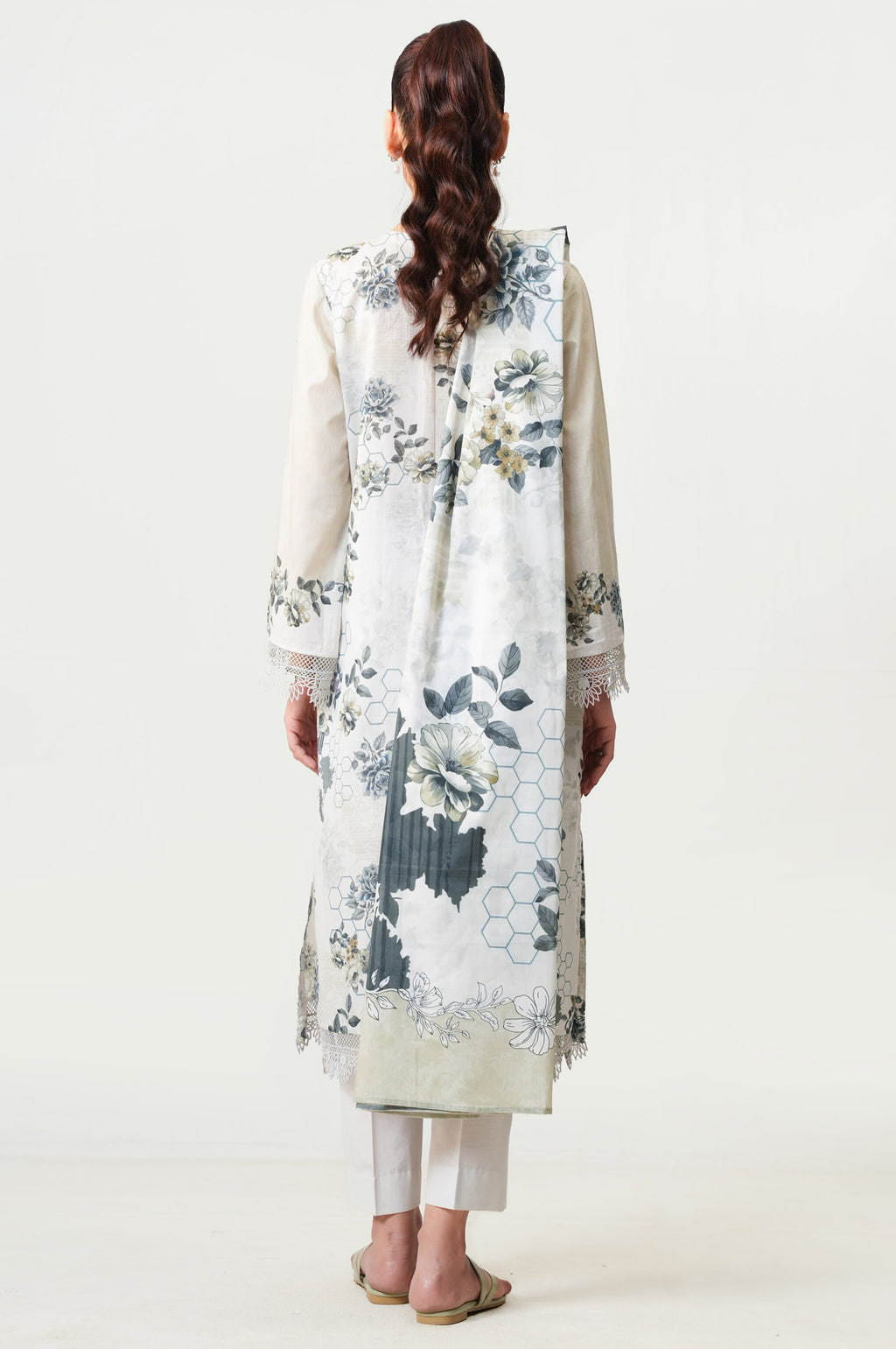 UNSTITCHED PRINTED SUIT